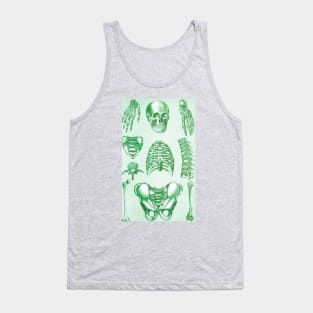 Poor Man's X-Ray Green Skeleton Tank Top